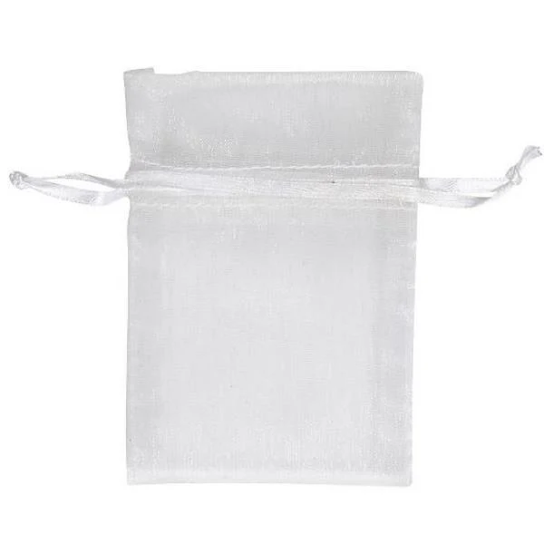 Create Craft - Organza Bags 7x10cm 10pieces White