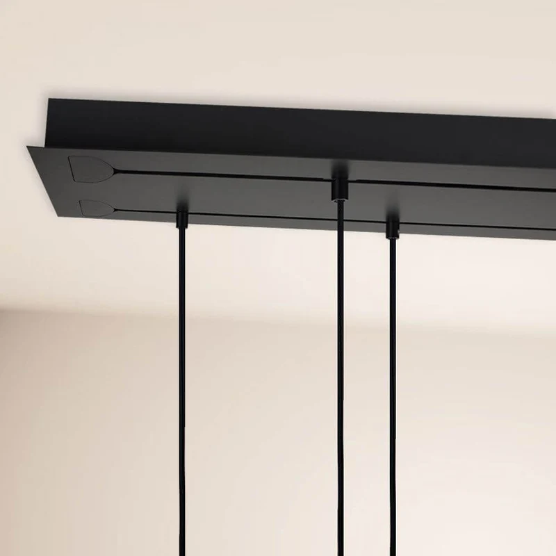s.luce Echos Esstischlampe 8-flammig 160cm 2-reihig Ø 18cm