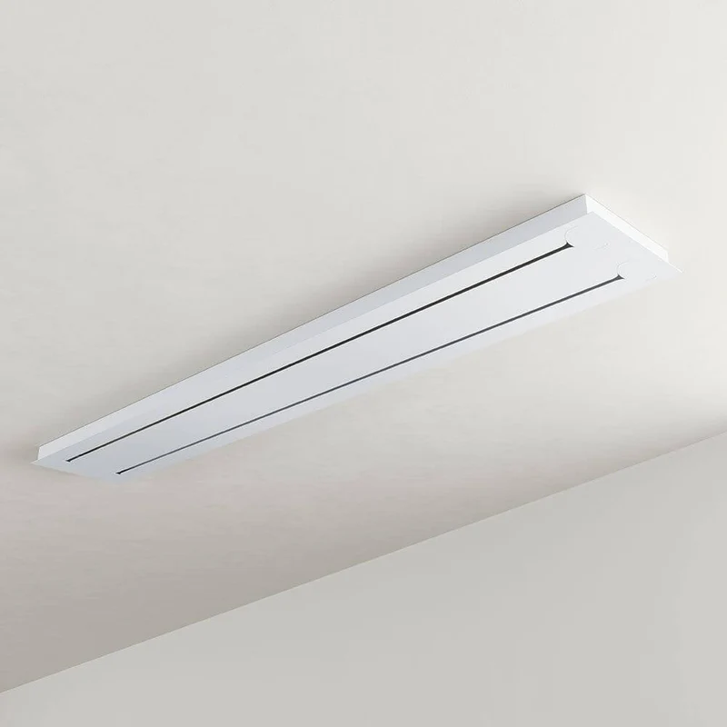 s.luce Echos Esstischlampe 5-flammig 2-reihig 160cm Ø 18/25cm