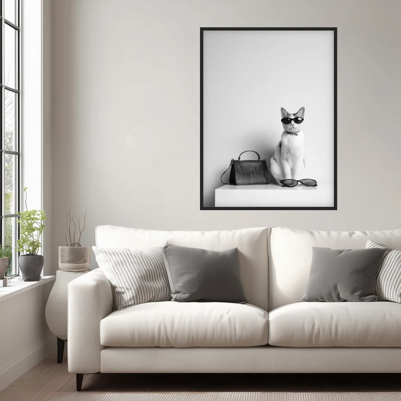 Designer Katze Poster