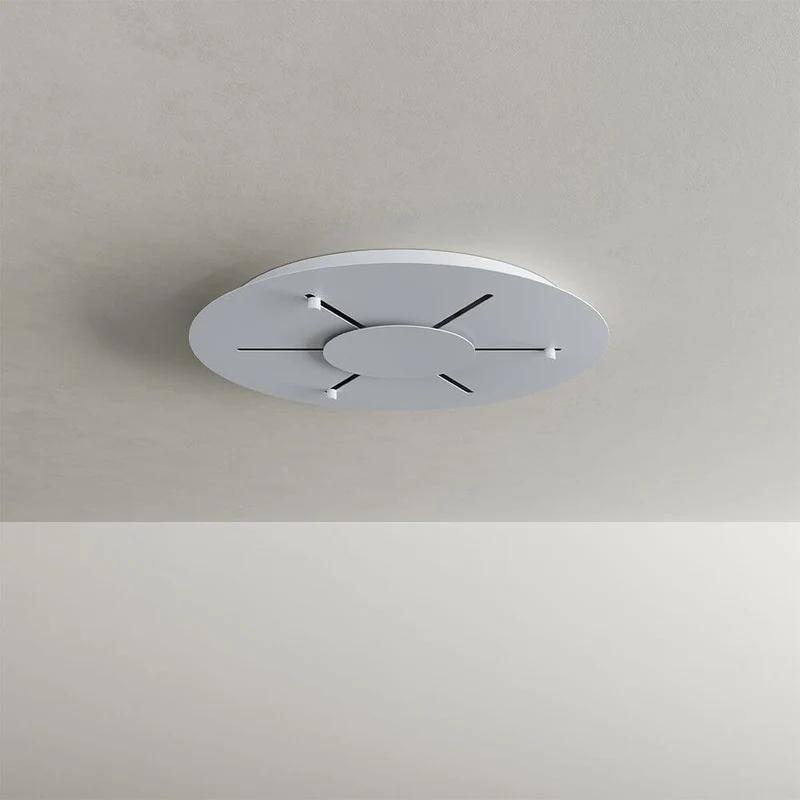 s.luce Echos Galerieleuchte 5-flammig Ø 60cm Baldachin Ø 18cm