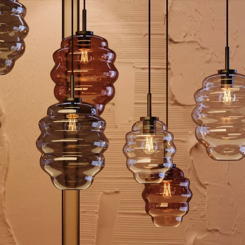 s.luce Echos Esstisch-Hängelampe 3-flammig 120cm Ø 18cm