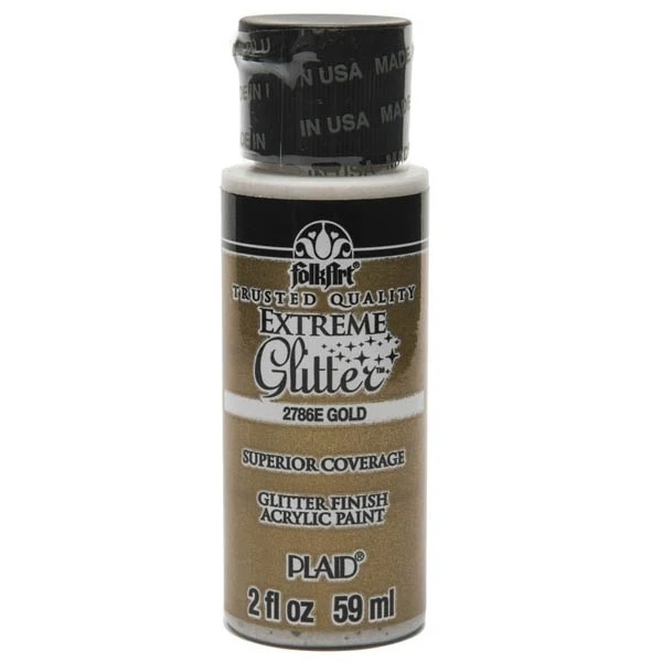 Folkart - Extreme Glitter - Gold 2oz