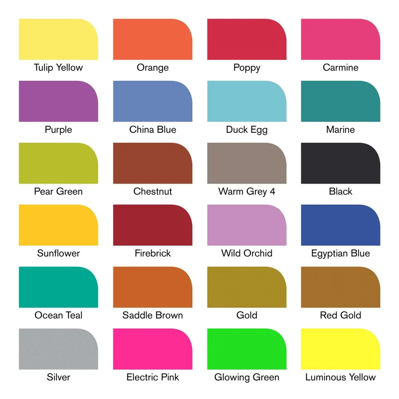 Winsor & Newton - Mixed Marker - Wallet 24 Set Promarker