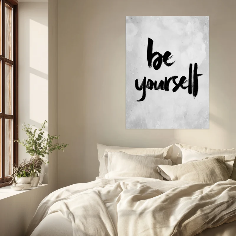 Be Yourself Leinwandbild