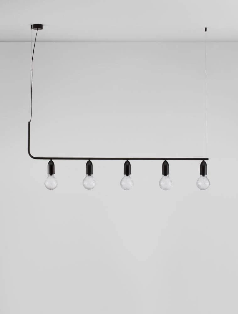 Veda Pendelleuchte 128cm G9 Horizontal 5-flammig