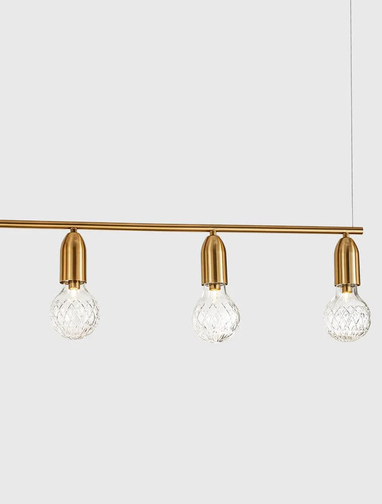 Veda Pendelleuchte 128cm G9 Horizontal 5-flammig