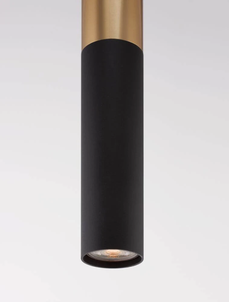 Pongo Pendelleuchte Cover Unten Ø 5,6cm Schwarz, Gold