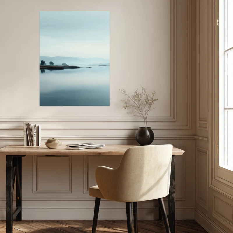 Spiegelnder See Ruhe Leinwandbild