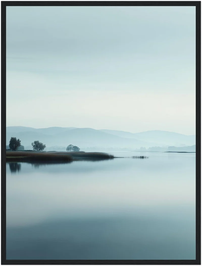 Spiegelnder See Ruhe Poster
