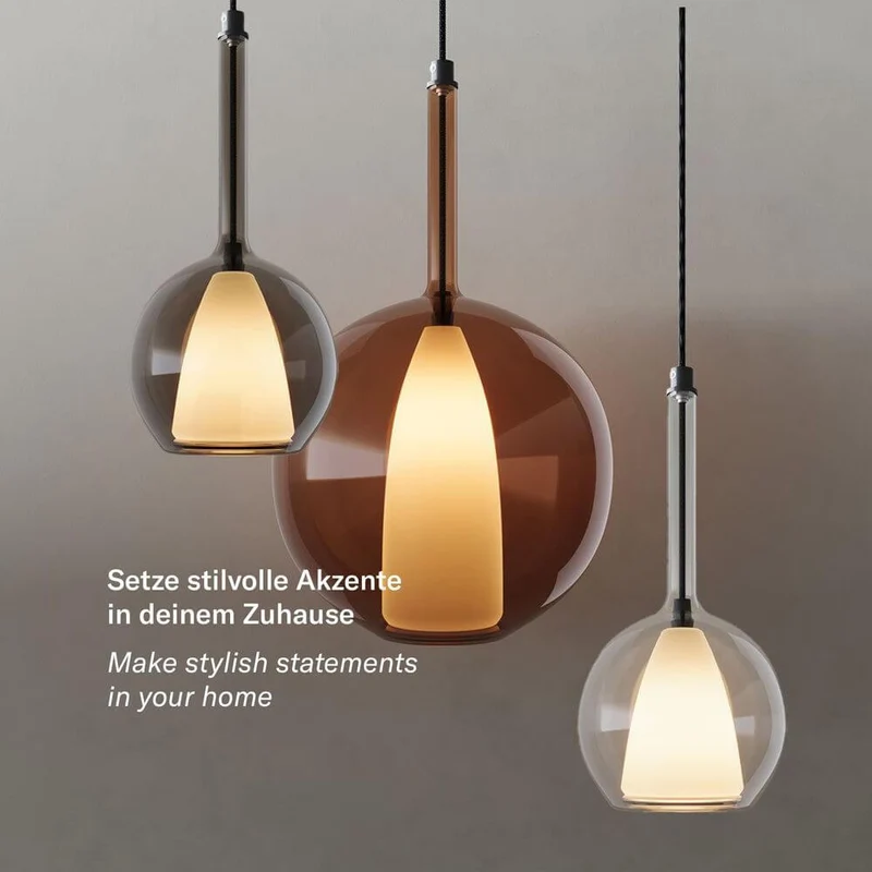 s.luce Belluna Esstisch-Pendelleuchte 8-flammig 160cm 2-reihig
