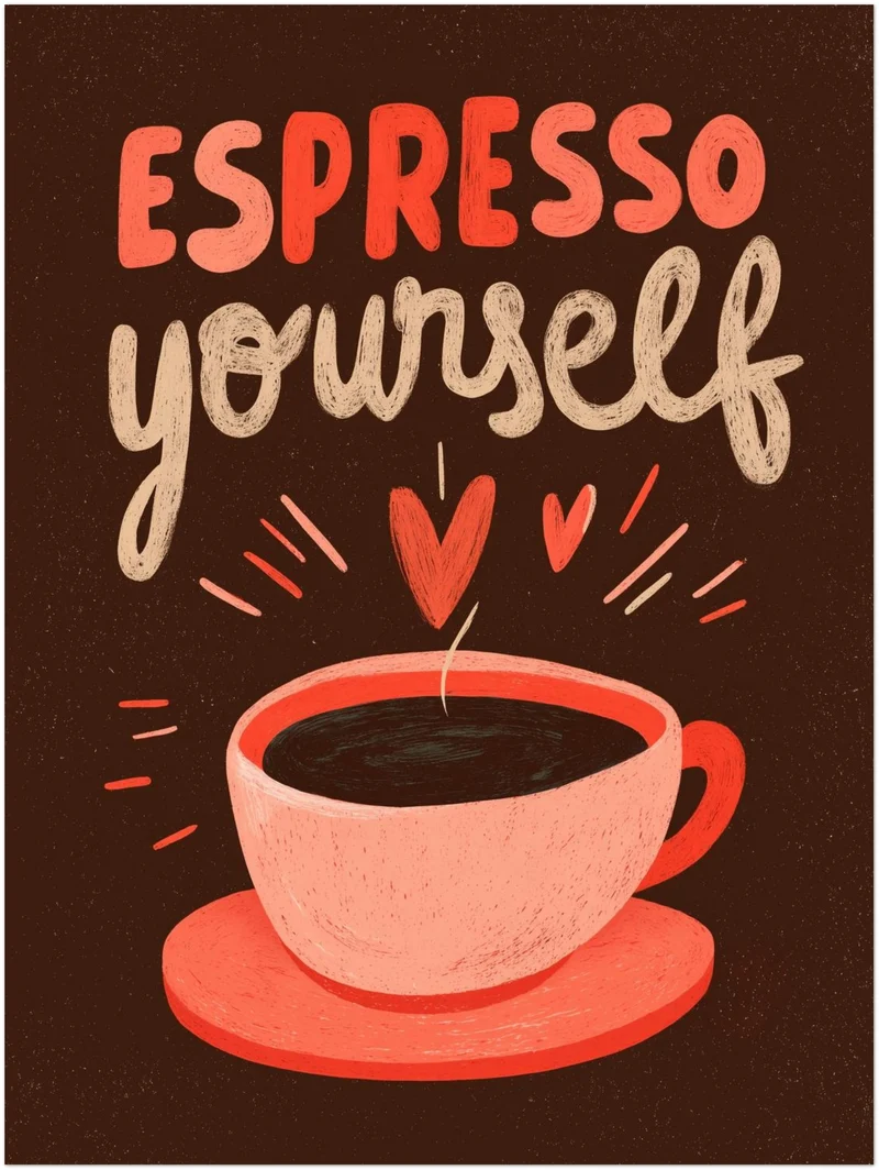Espresso yourself Leinwandbild