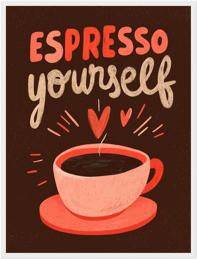Espresso yourself Poster