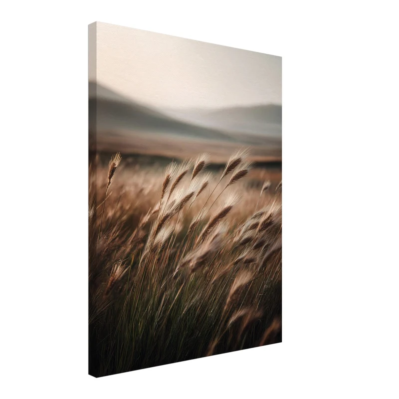 Hohes Gras im Wind Leinwandbild