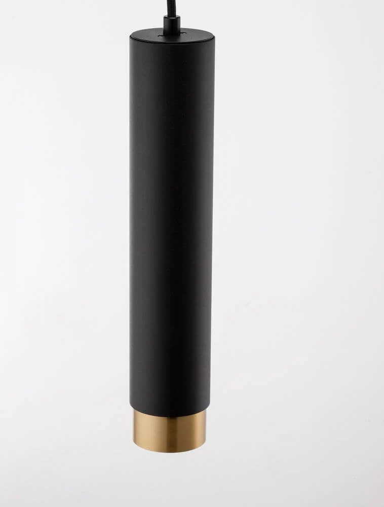 Pongo Pendelleuchte Cover Oben Ø 5,9cm Schwarz, Gold