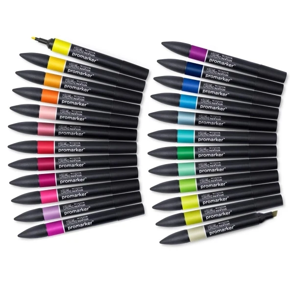 Winsor & Newton - ProMarker Student Wallet 24 Set