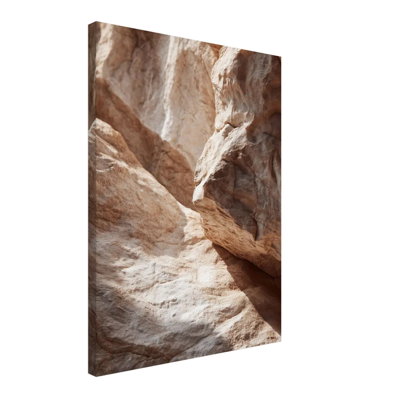 Sandsteinfelsen im Sonnenlicht Leinwandbild