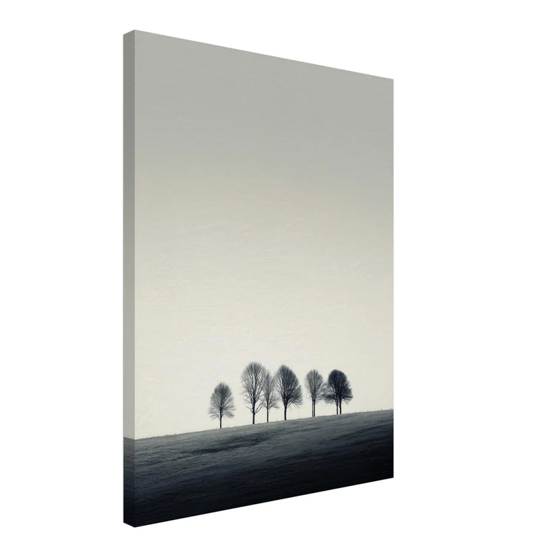 Bäume auf Kuppe Leinwandbild