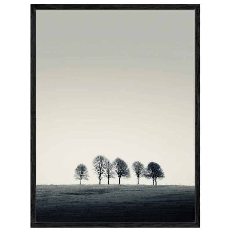 Bäume auf Kuppe Leinwandbild