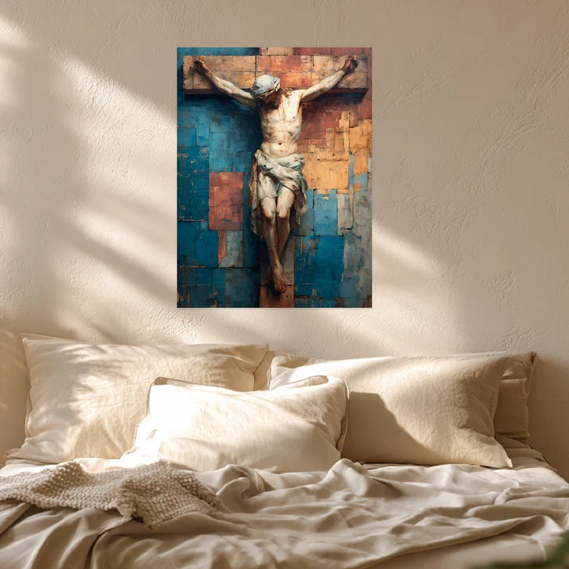 Kreuzigung Jesu Leinwandbild