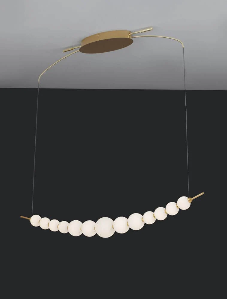 Perla LED Pendelleuchte Tiefbogen 13-flammig 3000K