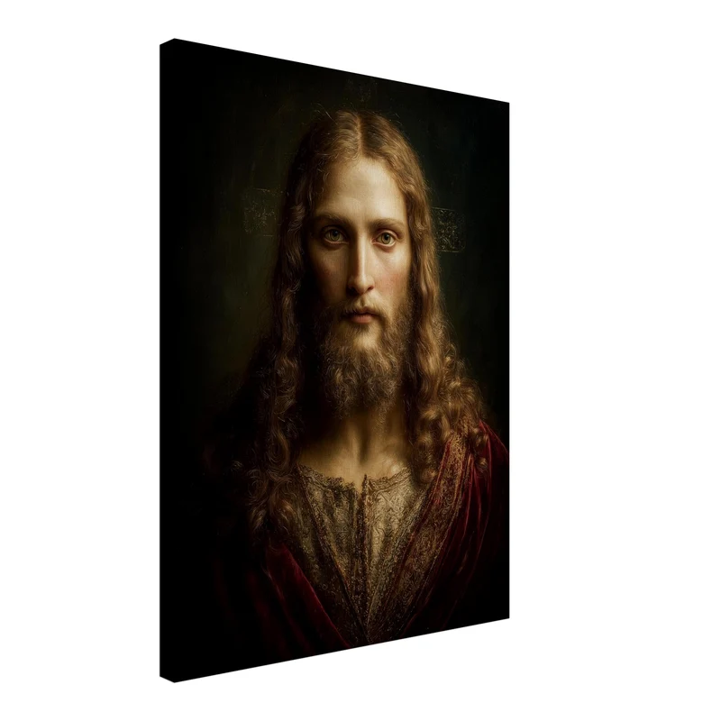 Erhabenes Jesusporträt Leinwandbild