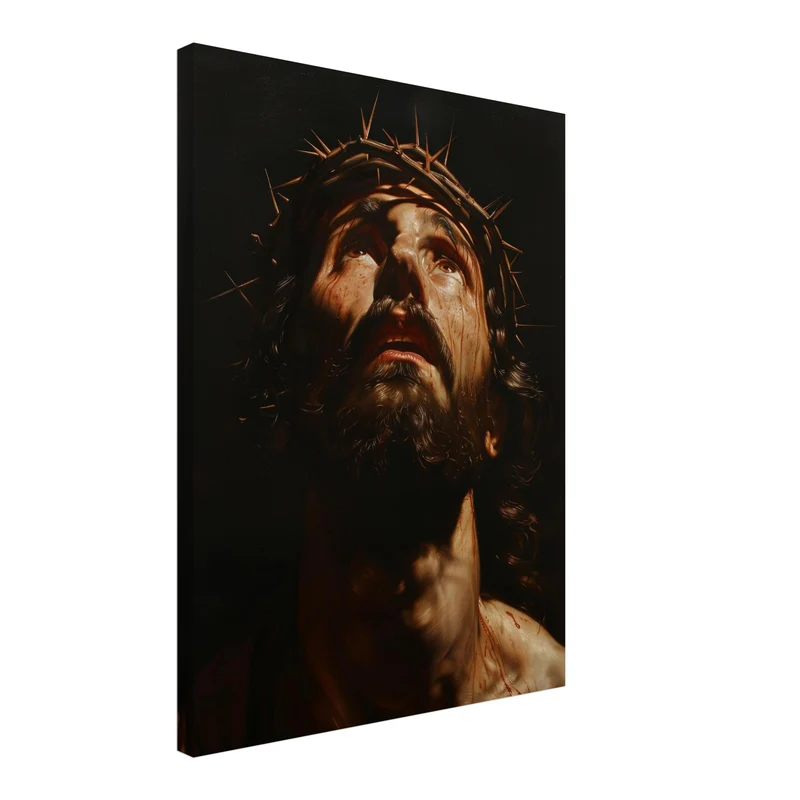 Leidender Jesus Leinwandbild