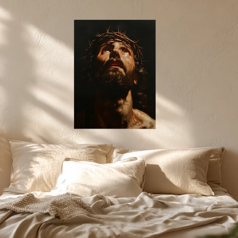 Leidender Jesus Leinwandbild