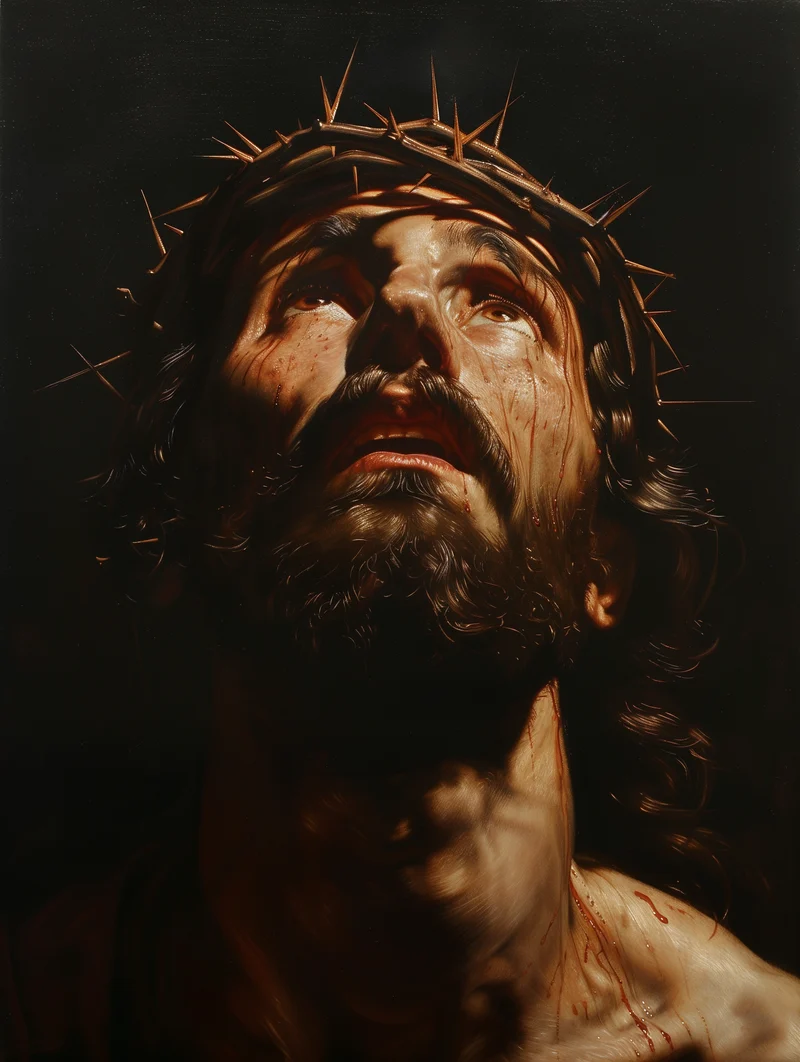 Leidender Jesus Poster