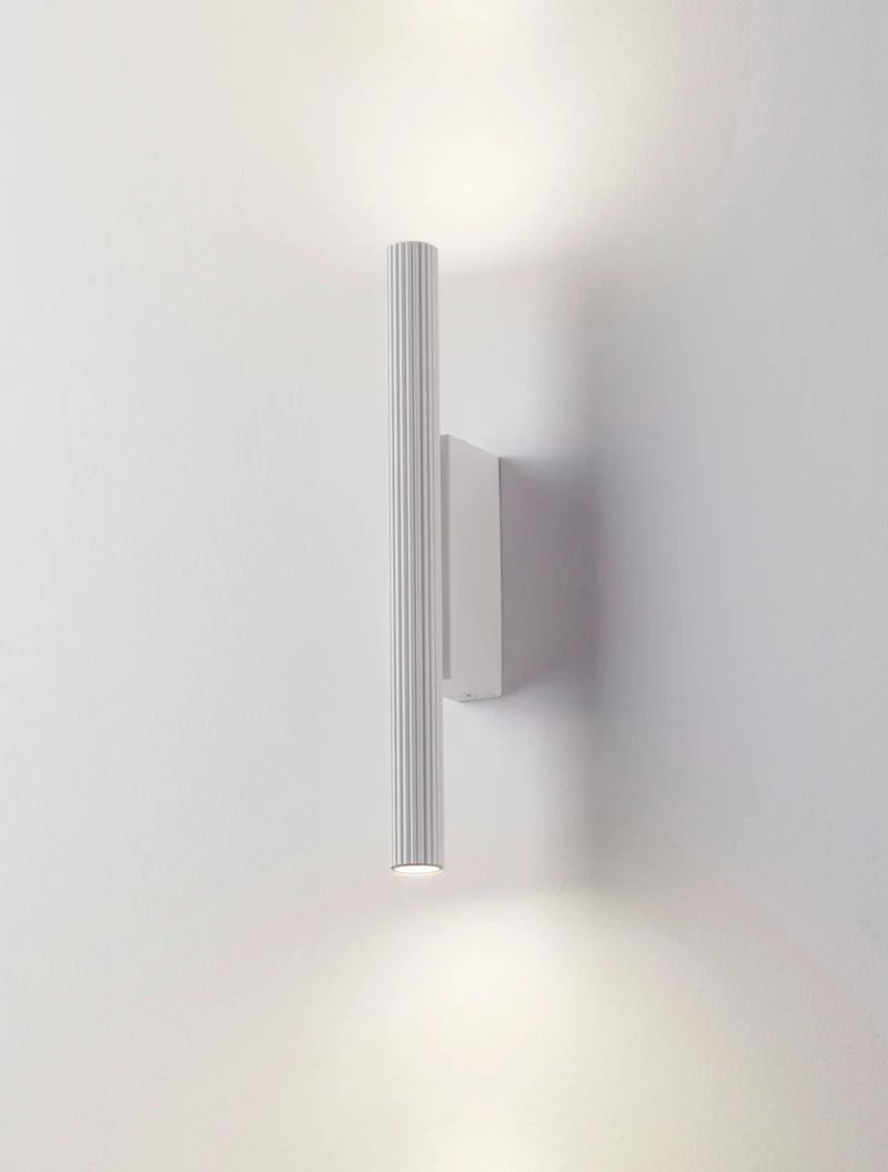 Paron LED Wandleuchte Geriffelt 3000K