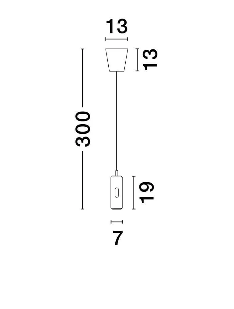 Holm LED Pendelleuchte Ø 13cm 3000K