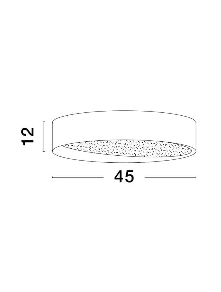 Oby LED Deckenleuchte Ø 45cm 3000K