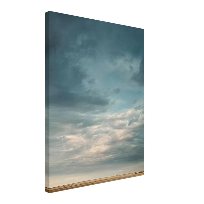 Himmel Weite Ebene Leinwandbild