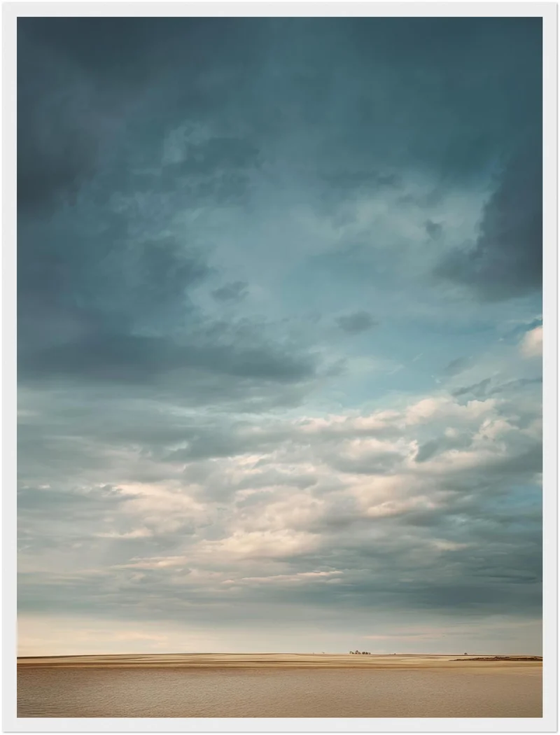Himmel Weite Ebene Poster