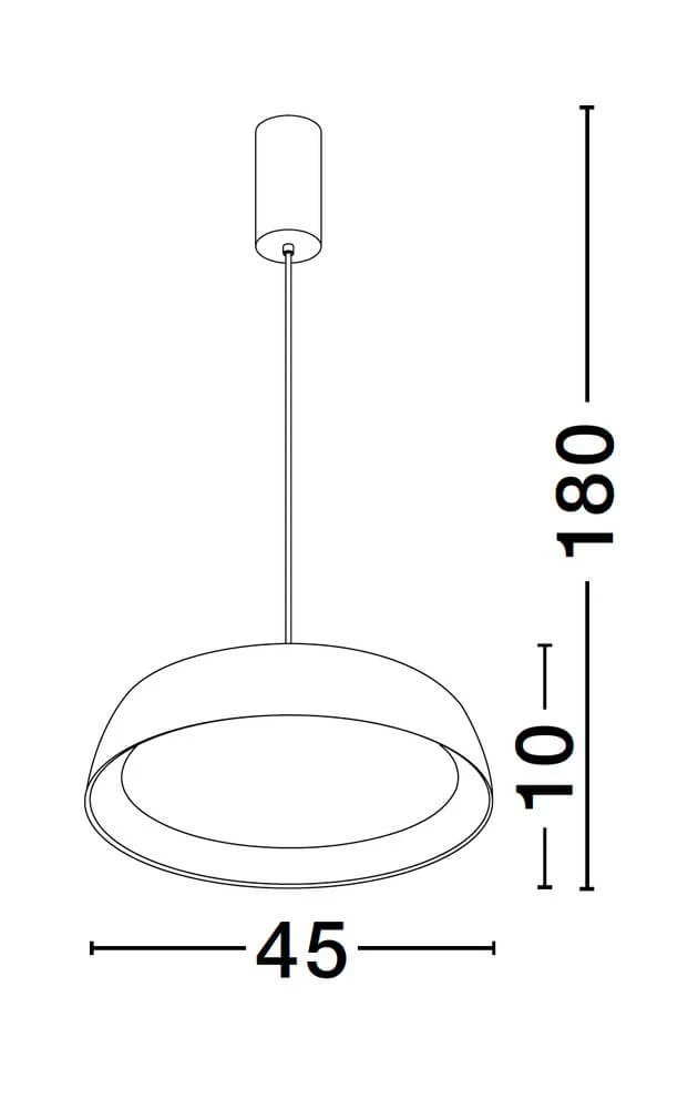 Sigi Pendelleuchte Ø 45cm 3000K