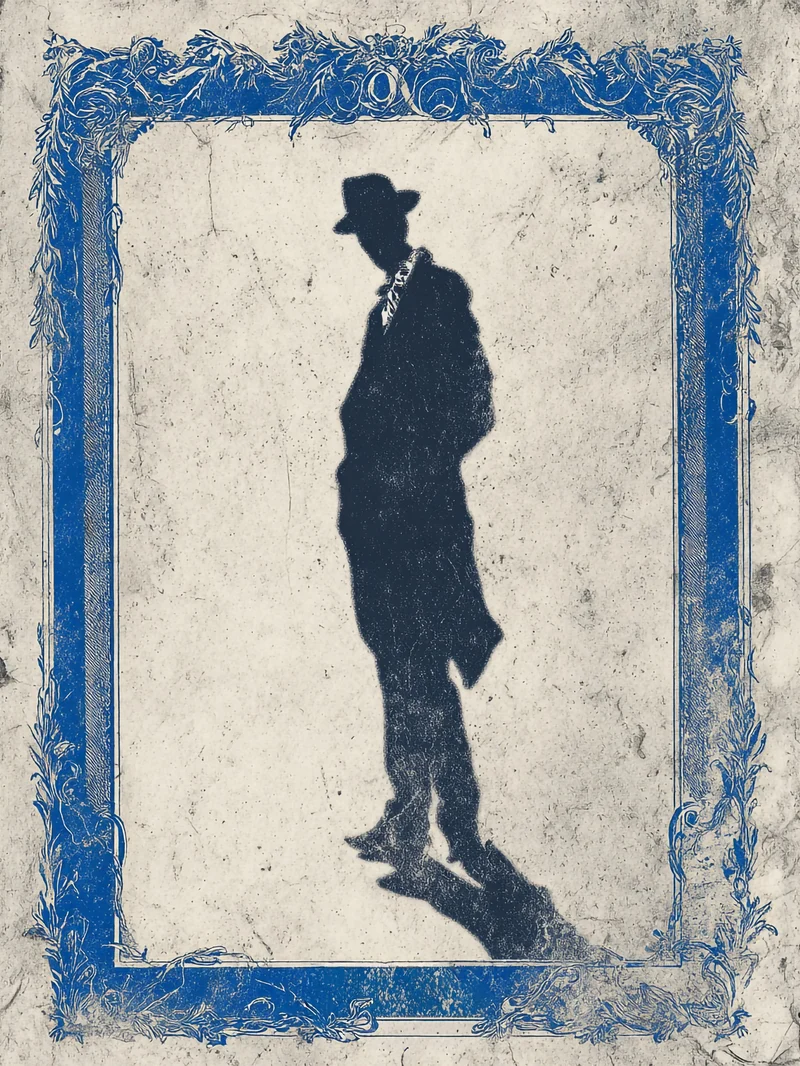 Silhouette Mann Poster