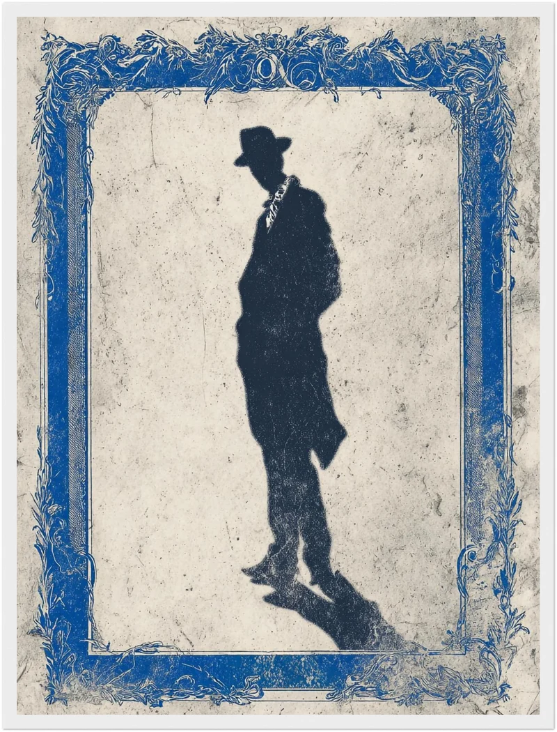 Silhouette Mann Poster