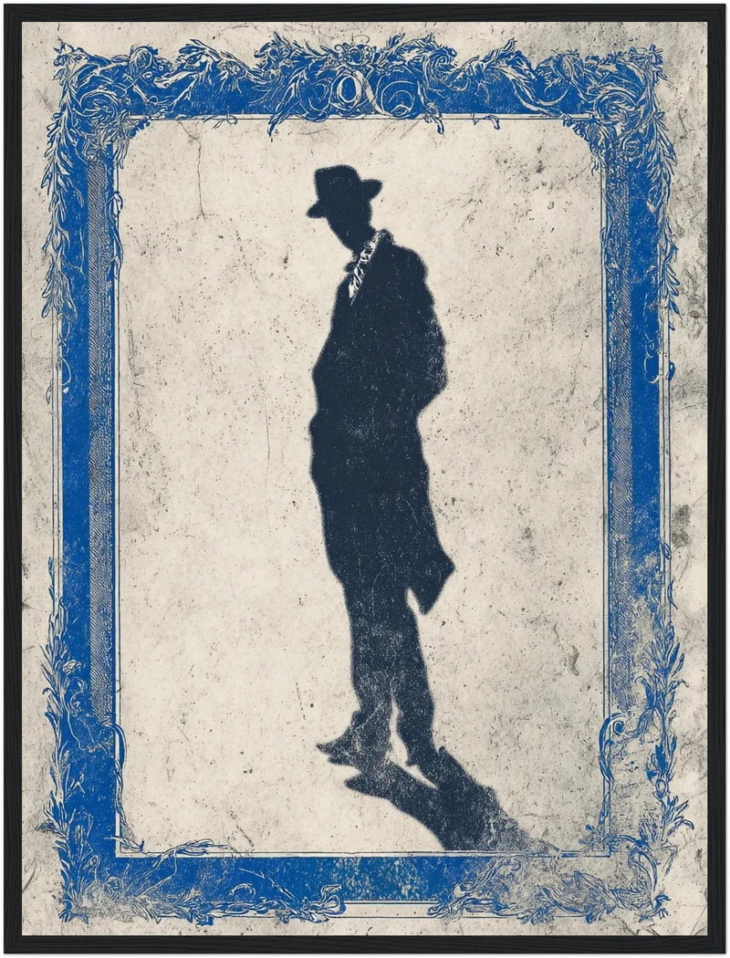 Silhouette Mann Poster