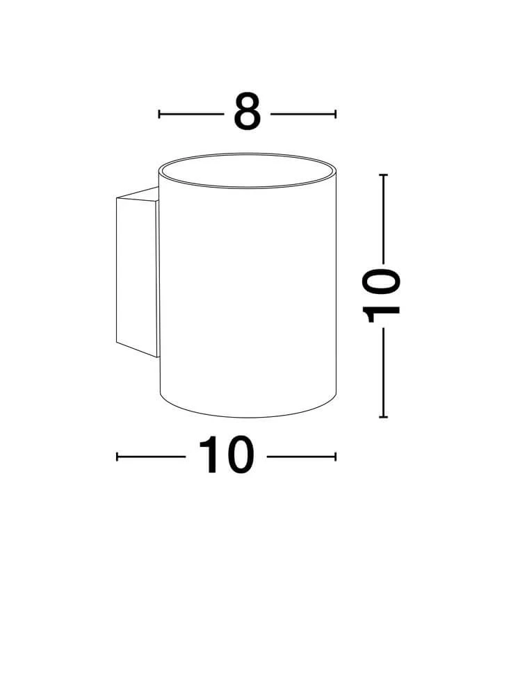 Dazle Wandleuchte Ø 8cm