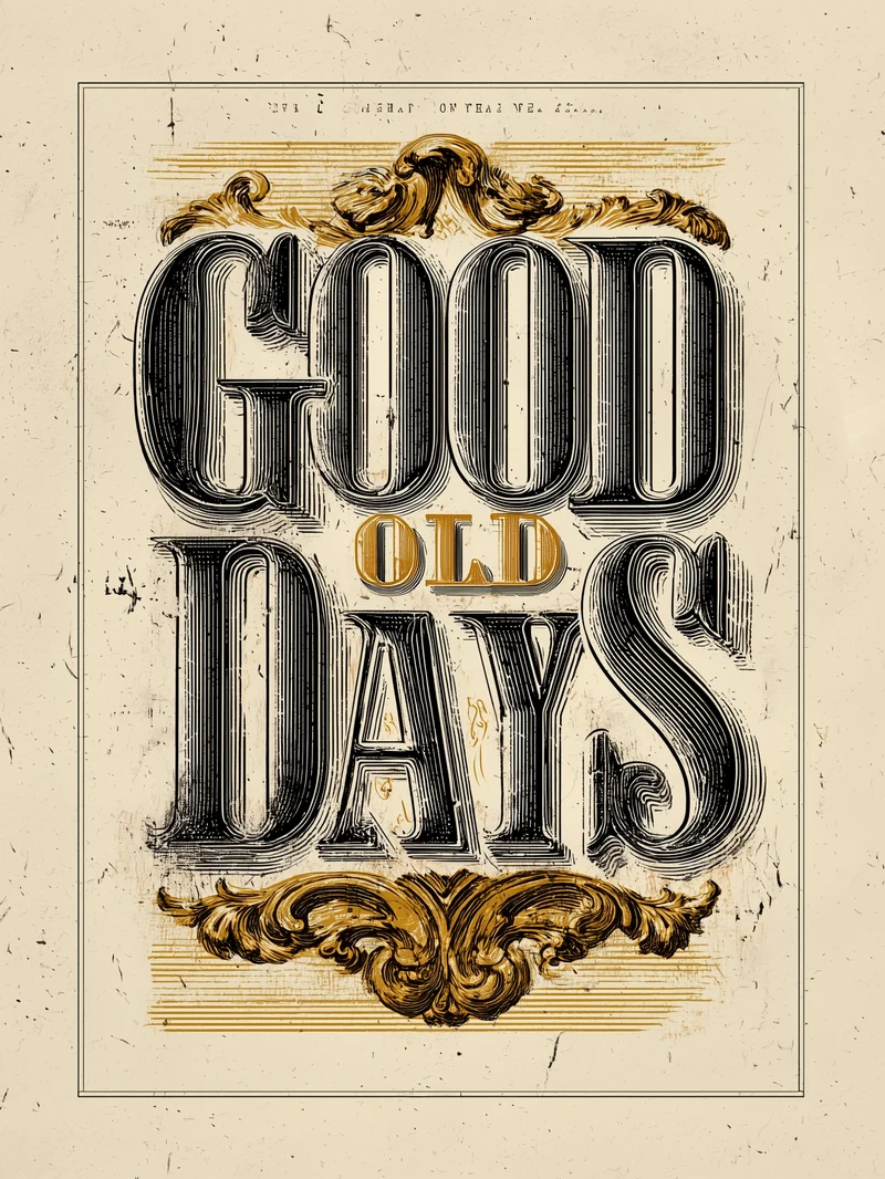 Good Old Days Poster