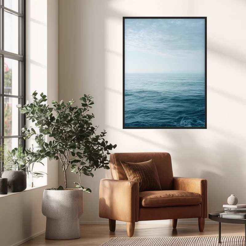 Leichte Wellen am Horizont Poster