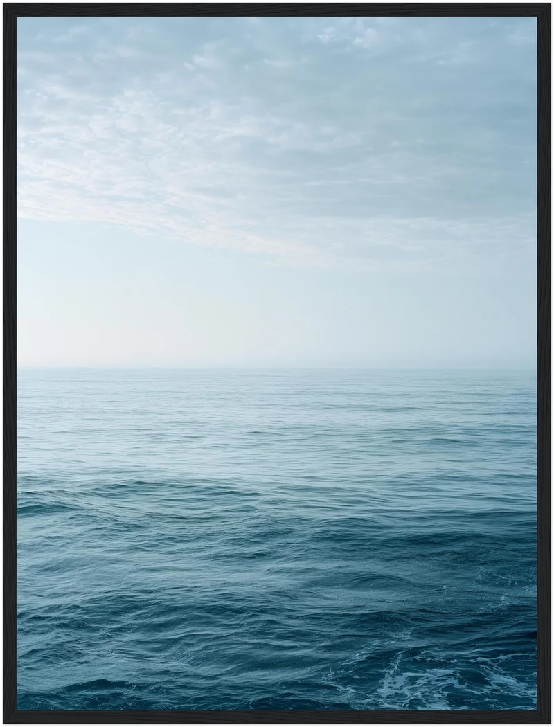 Leichte Wellen am Horizont Poster