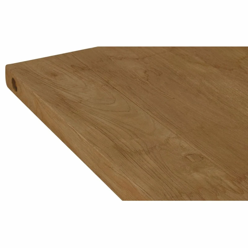 Casa Padrino Luxus Massivholz Esstisch Braun / Schwarz 70 x H. 77 cm - Esszimmer Möbel