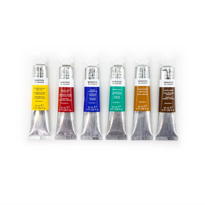 Winsor and Newton - Winton Oil Colour - 6 x 21ml Basic Set