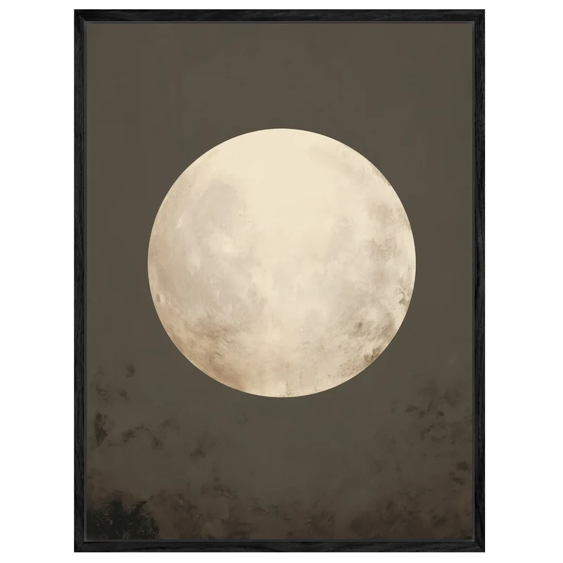 Vollmond Leinwandbild