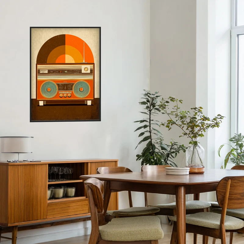 Altes Radio Poster