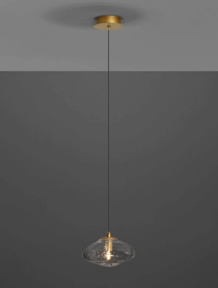 King Pendelleuchte G9 Gold, Transparent