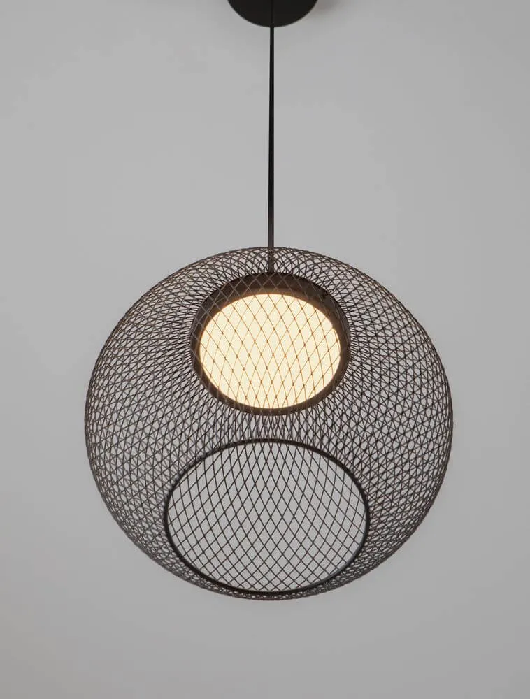 Kinetic LED Pendelleuchte 3000K Schwarz