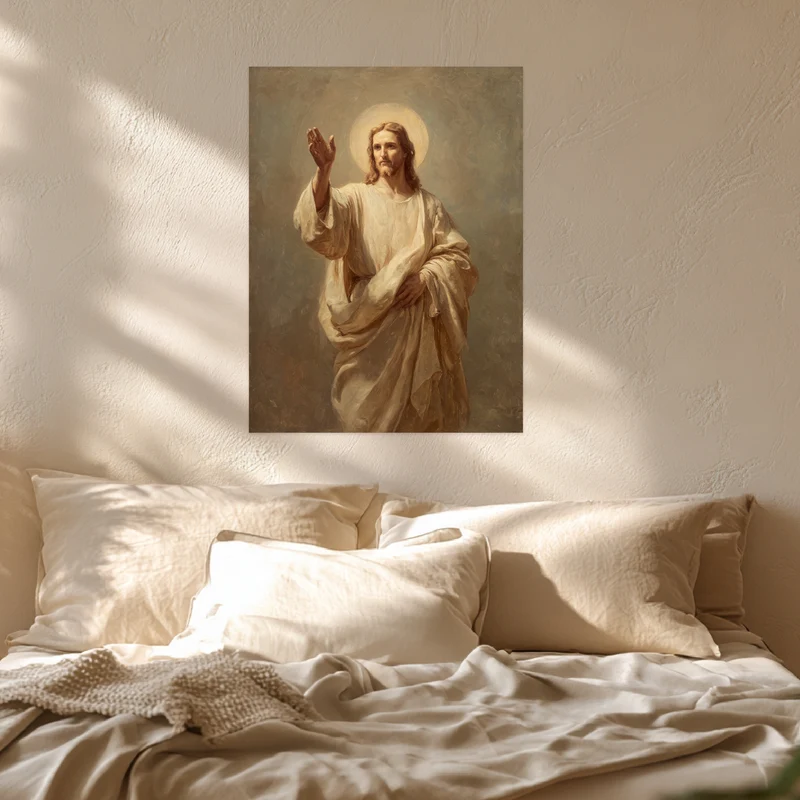 Jesus in Lichtgestalt Poster