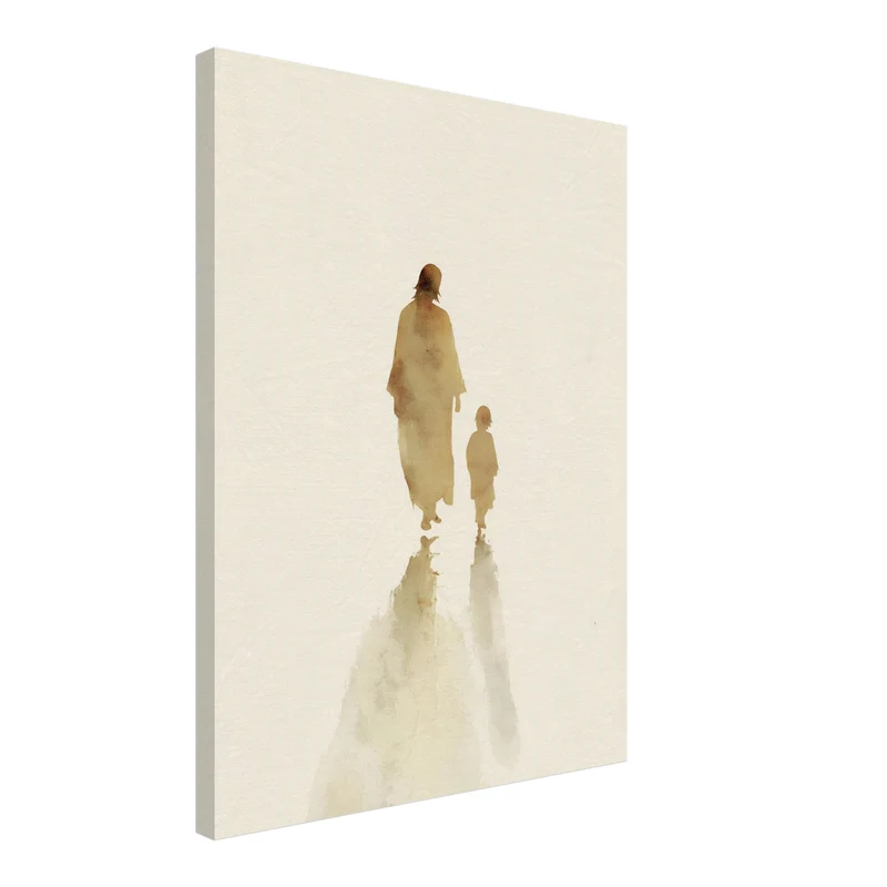 Jesus mit Kind Leinwandbild